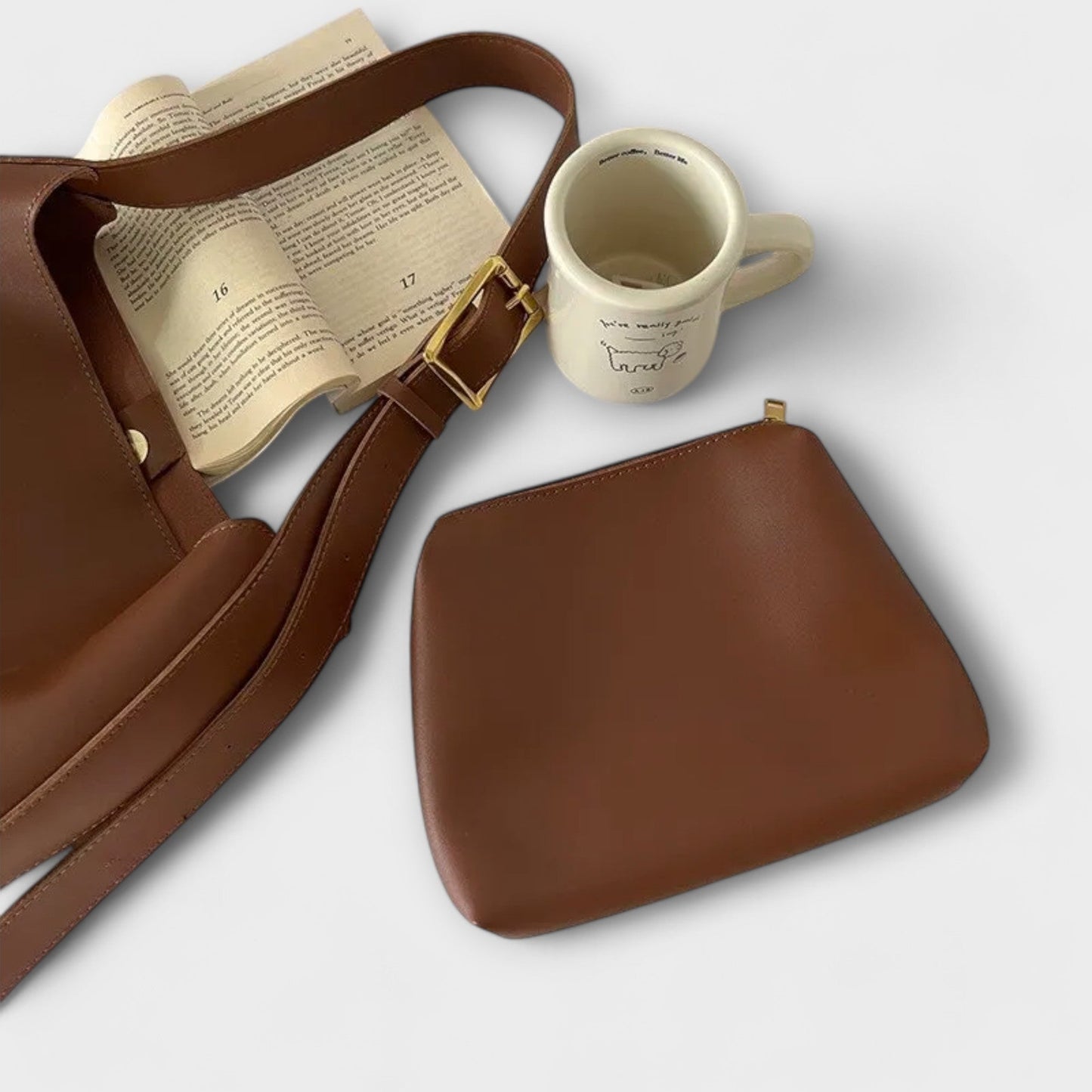 Isidore – Elegancka torebka na ramię ze skóry