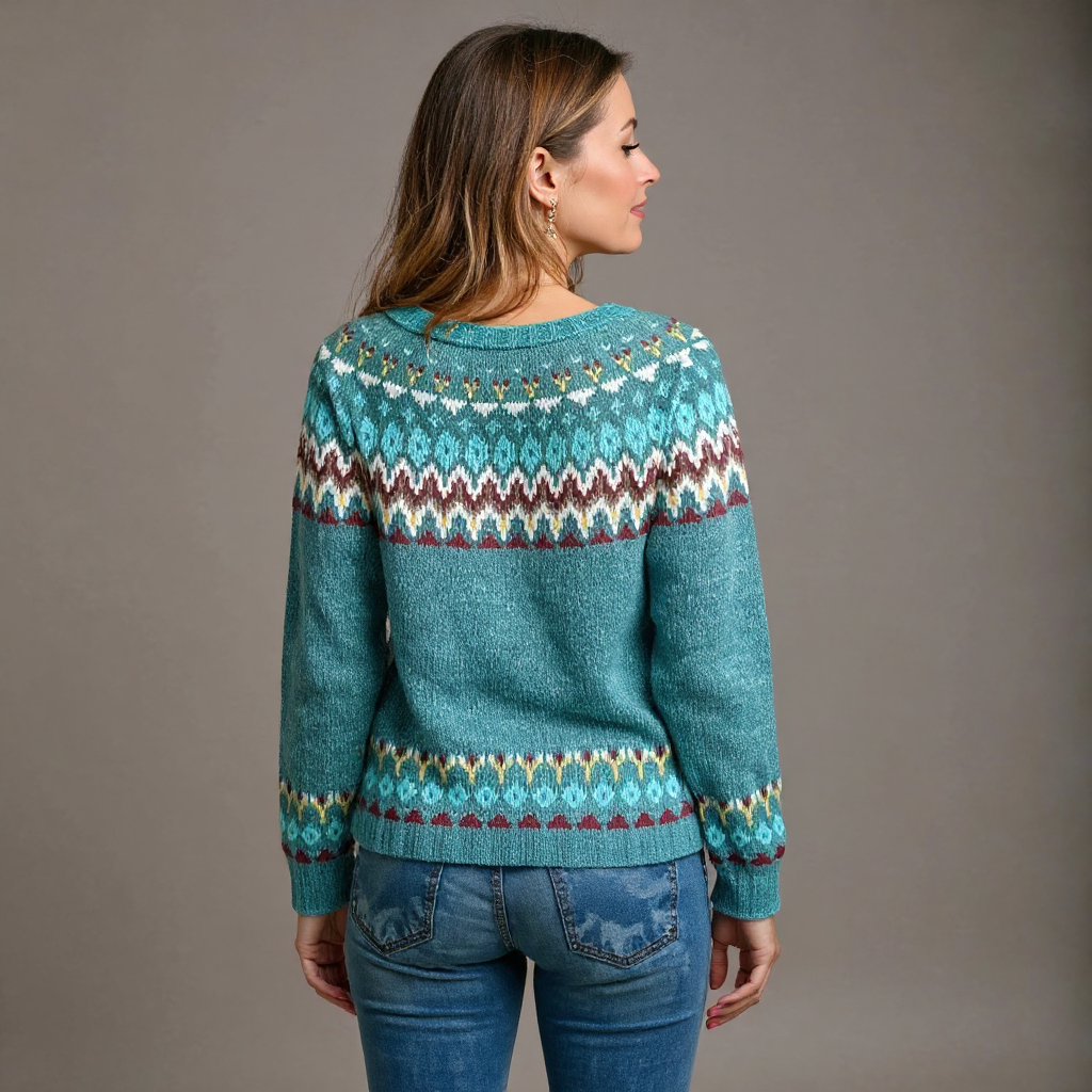 Sofia™ | Poncho islandzkie ponadczasowe