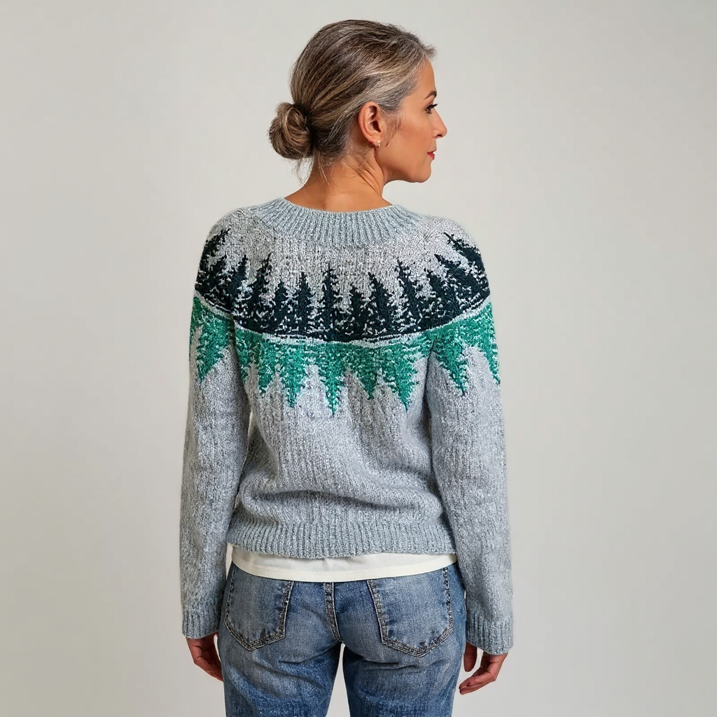 Hannah™ | Poncho islandzkie ponadczasowe
