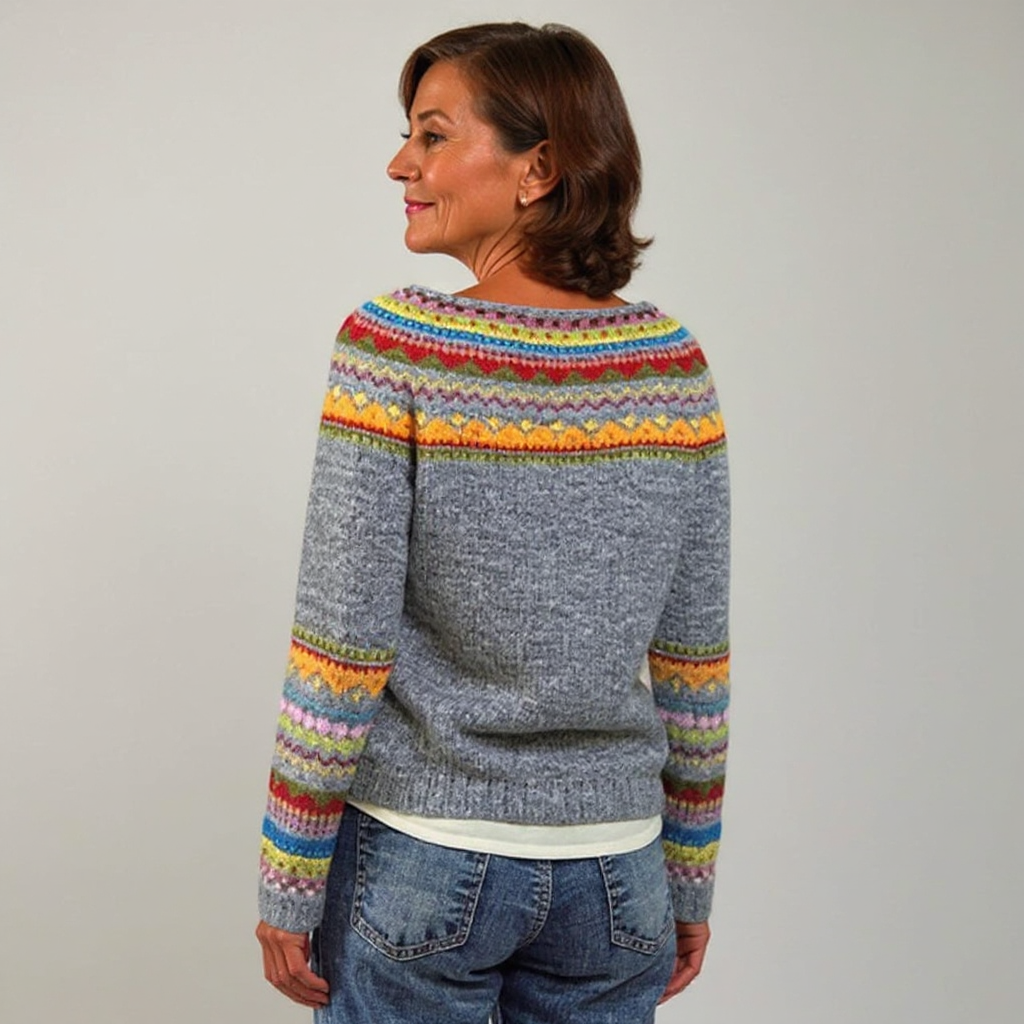 Ivy™ | Poncho islandzki ponadczasowy
