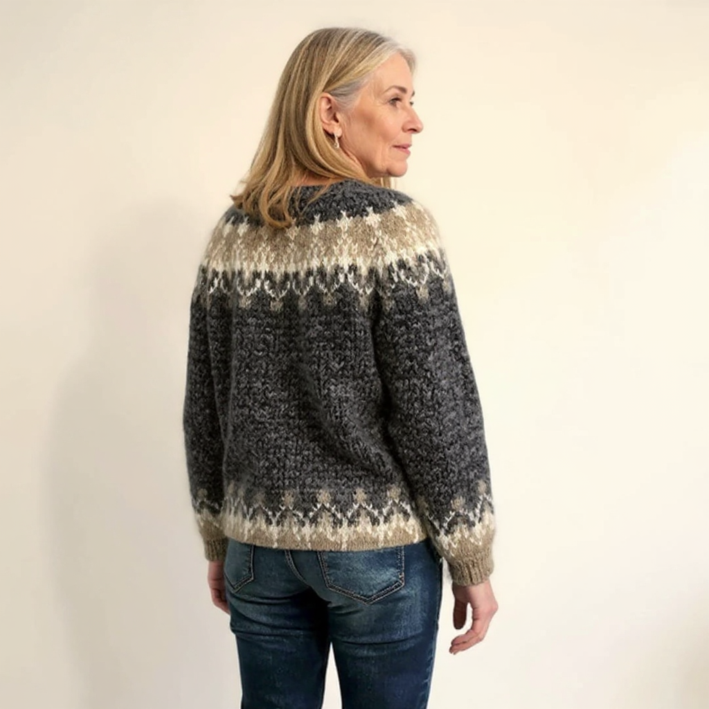Samantha™ | Ponadczasowy sweter islandzki