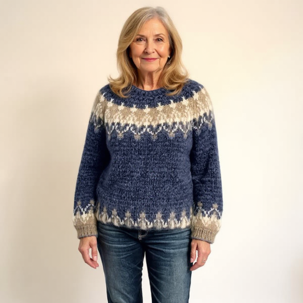 Samantha™ | Ponadczasowy sweter islandzki
