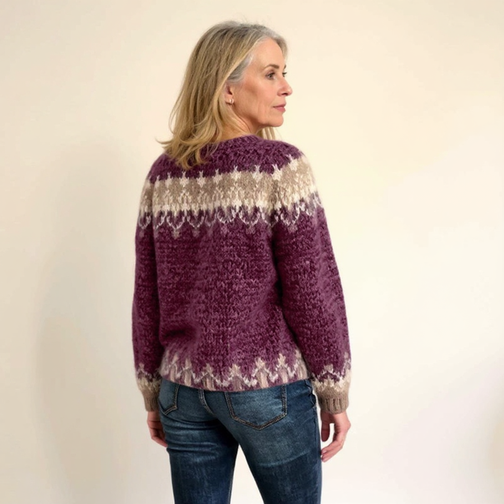 Samantha™ | Ponadczasowy sweter islandzki