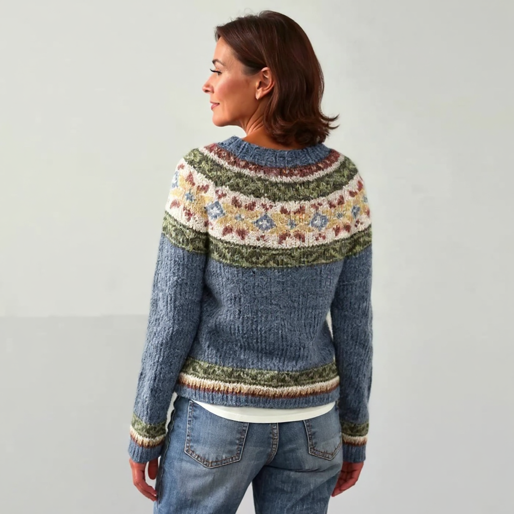 Lucy™ | Poncho w stylu islandzkim