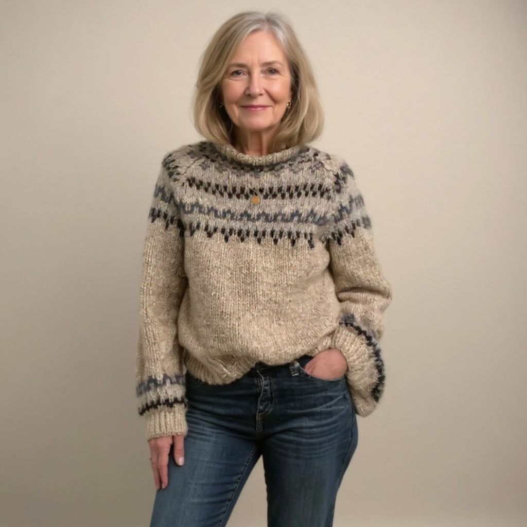 Ashley™ | Poncho islandzkie ponadczasowe