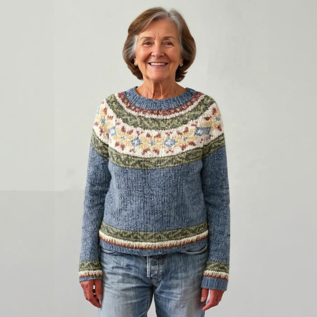 Lucy™ | Poncho w stylu islandzkim