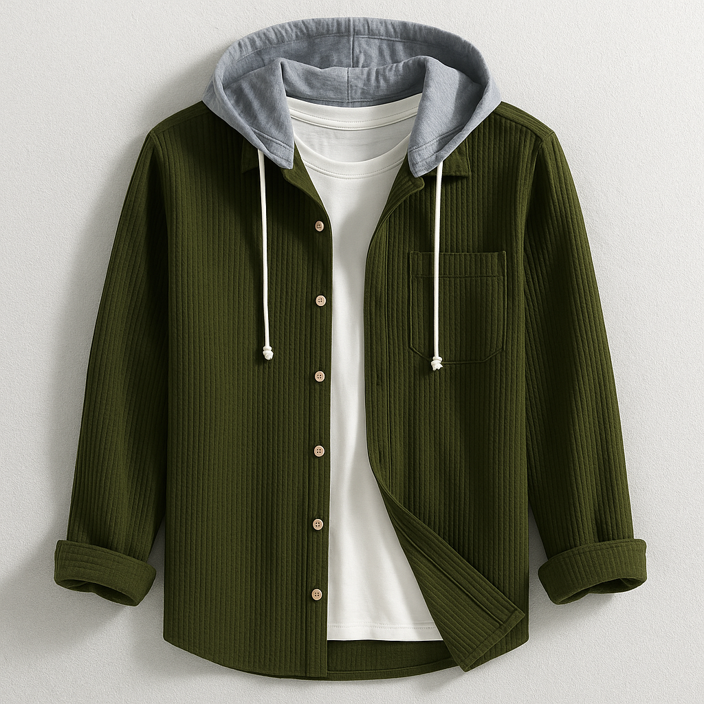 DUMONT LYON™ | LUKSUSOWA KOSZULA Z KAPTUREM