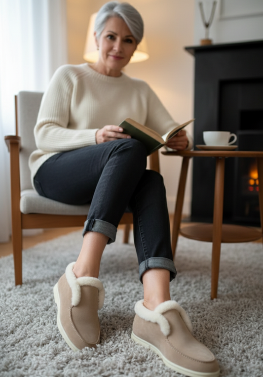 Amora™ Ciepłe Fleece Klapki