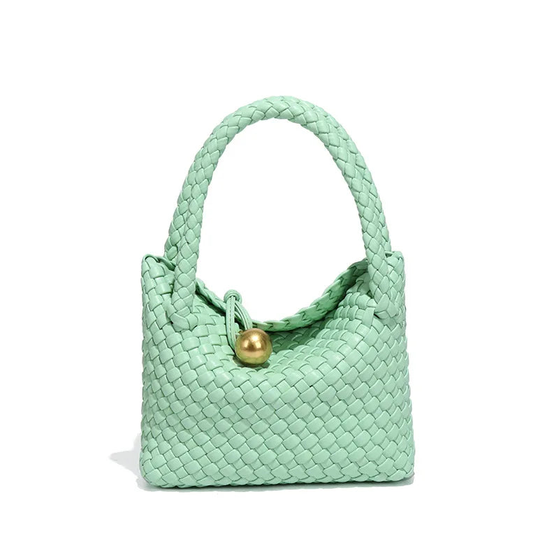 ASTRID™ | Elegancka Torba Skórzana z Złotymi Akcentami