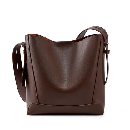 tine™ – Elegancka torebka na ramię w piaskowym odcieniu z uchwytem w formie paska