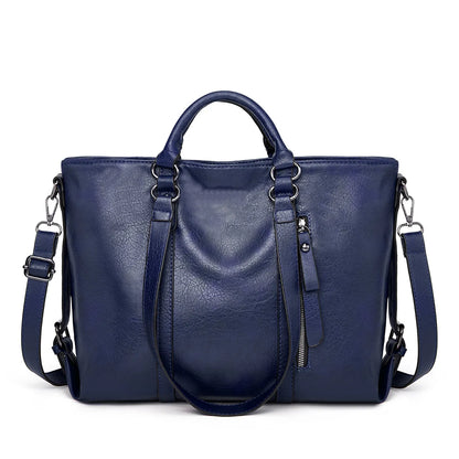 Signe™ | Elegancka Duża Torba Skórzana na Ramię