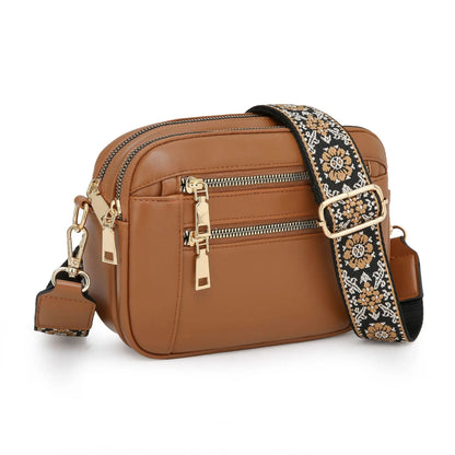 nola™ – Stylowa torba crossover z szerokimi paskami