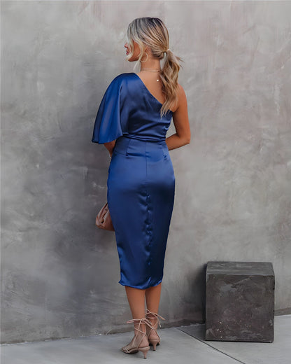 Allegra™ | Elegancka sukienka wieczorowa z jedwabiu