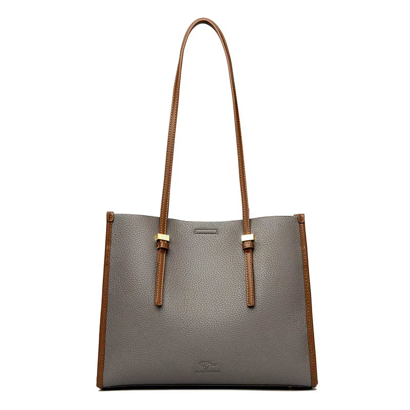 Elegancka torba na co dzień o skórzanym wyglądzie