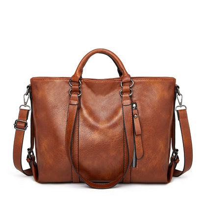 Signe™ | Elegancka Duża Torba Skórzana na Ramię