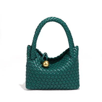 ASTRID™ | Elegancka Torba Skórzana z Złotymi Akcentami