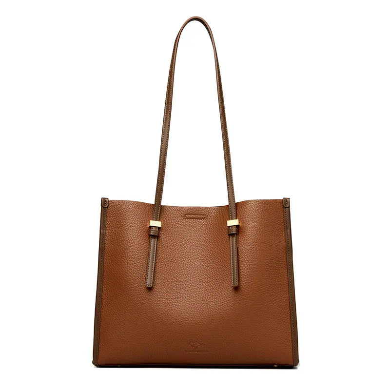 Elegancka torba na co dzień o skórzanym wyglądzie