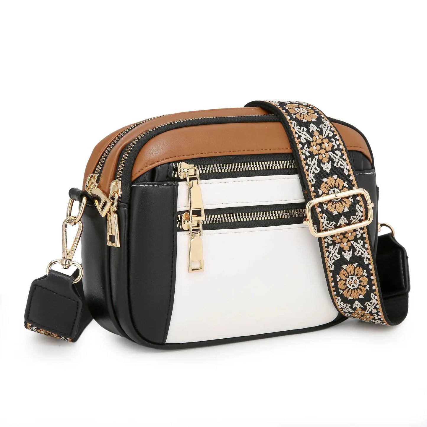 nola™ – Stylowa torba crossover z szerokimi paskami