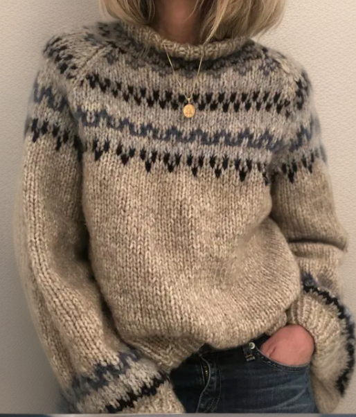 Ashley™ | Poncho islandzkie ponadczasowe