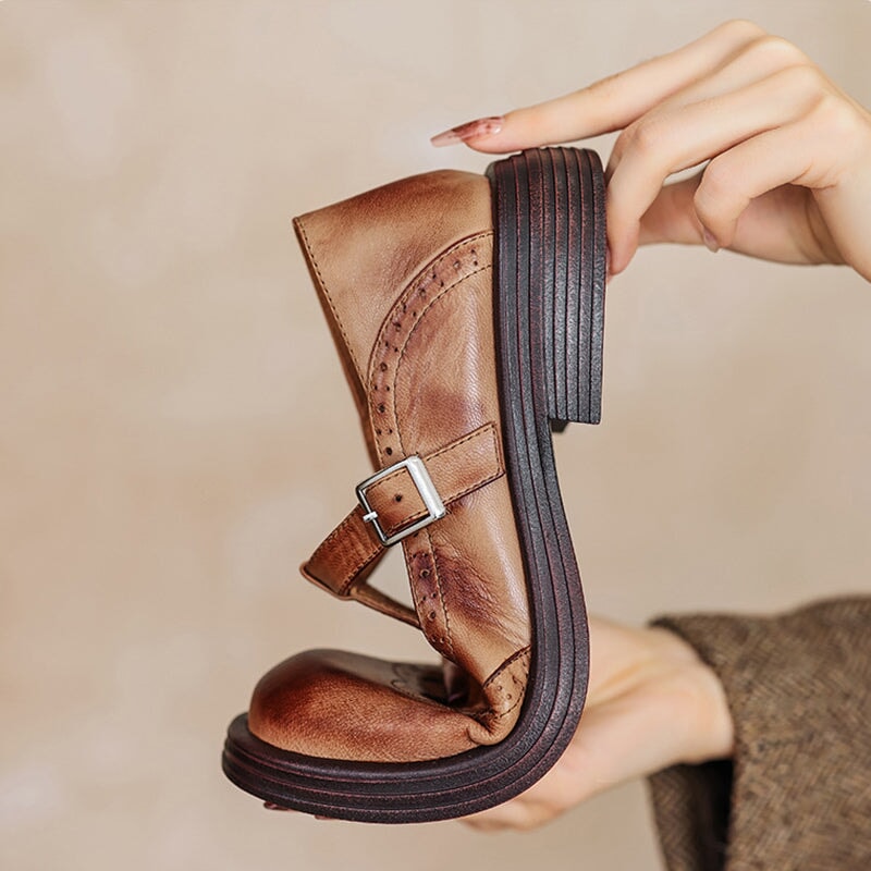 Verda - Eleganckie Skórzane Buty